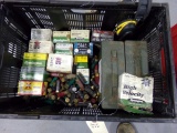 LARGE LOT SHOT GUN AMMO 410 20 16 12 AND 10 GA AND TWO AMMO BOXES FULL 223