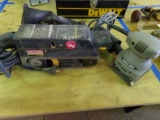 PORTER CABLE PALM SANDER AND CRAFTSMAN BELT SANDER