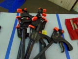 LOT OF 6 CLAMPS