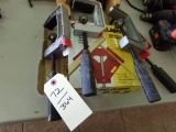 LOT INCLUDING C CLAMPS CORNER CLAMP AND WOODEN CLAMPS