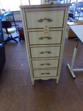 FRENCH PROVINCIAL LINGERIE CHEST 5 DRAWER