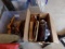 SEVERAL BOX LOTS TO INCLUDE POWER SPRAY SHOWER HEAD COFFEE CUPS COAT HANGER