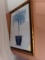 PRINT OF PALM TREE IN GILT FRAME APPROX 30 X 36 INCH