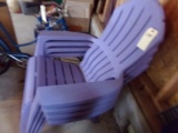 SET OF FOUR ANNARUNDEX STYLE LAWN CHAIRS