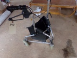 ROLLING WALKER WITH OXYGEN TANK HOLDER