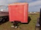 #7201 14' ENCLOSED TRAILER TANDEM AXLE SIDE DOOR