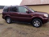 #3607 2007 HONDA PILOT 195977 MILES 4X4 AUTO TRANS 3RD ROW SEATING HEATED S