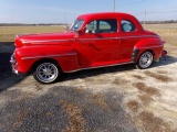 #801 1948 FORD COUPE SUPER DELUXE 8 SHOWING 52248 MILES FLAT HEAD V8 3 ON T