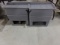 TWO SILVER KING PLASTIC SALAD DISPENSER TUBS