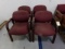 SET OF FOUR PADDED CHAIRS