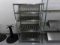 STAINLESS STEEL 5 TIER SHELVING 60 INCH TALL WITH 24 X 36 SHELVES