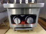 VOLLRATH CAYENNE COUNTERTOP 2 BURNER NATURAL GAS MOD HPA1002 LIKE NEW