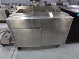 FALCON FABRICATORS SS 48 INCH STEAM TABLE WITH HATCO WATER HEATER