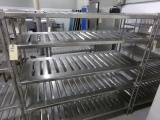 STAINLESS STEEL RACK 62 INCH TALL 5 TIERS 60 X 24