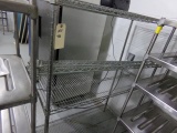 WIRE RACK 3 SHELVES AND 2 EXTRA