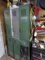 SIX METAL LOCKER WITH CONTENTS INCLUDING CAR CLEANING SUPPLIES LUBRICANTS G