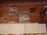 COLLECTION OF LICENSE PLATES