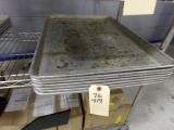 6 FULL SIZE SHEET TRAYS 1 PERFORATED TRAY