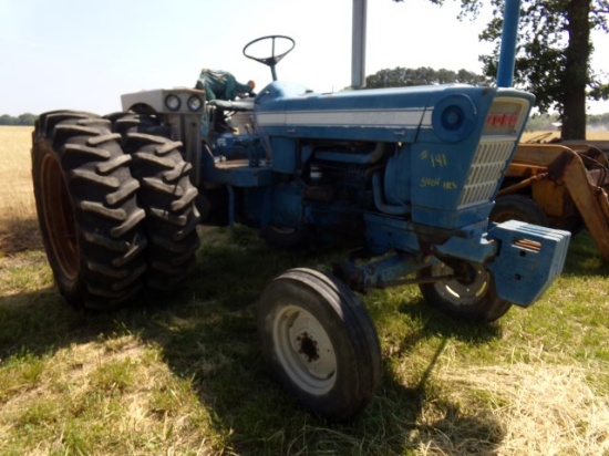 FORD 7000 TRACTOR 5404 HRS DUAL REAR WHEELS SINGLE PORT WEIGHTS 4