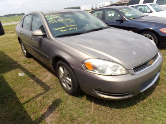 #2303 2007 CHEVY IMPALA PWR PACKAGE AM FM BUCKET SEATS CLOTH AND CARPET BAD