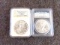 (2) 2013-W EAGLE $1 1O435 SILVER PCGS MS70/2013-W EAGLE $1 1O435 SILVER MS7