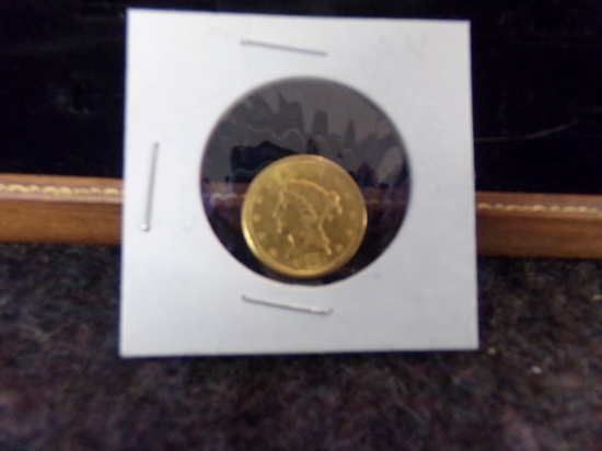 1907 $2.5 GOLD COIN GOLD QUARTER EAGLE LIBERTY HEAD