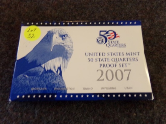 UNITED STATES MINT 50 STATE MINT 50 STATE QUARTERS PROOF SET 2007