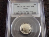 1992-S 10C PCGS PR70DCAM SILVER