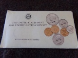 1989 THE UNITED STATES MINT UNCIRCULATED COIN SET WITH D AND P MINT MARKS