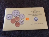 1990 THE UNITED STATES MINT UNCIRCULATED COIN SET WITH D AND P MINT MARKS