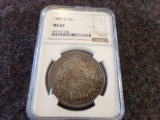 1885 O S$1 MS62