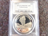 1999-P S$1 PCGS PR69DCAM YELLOWSTONE