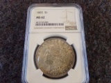 1885 $1 MS62