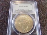 1922 $1 PCGS MS63