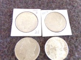 1921 4 MORGAN DOLLARS