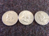 3 BEN FRANKLIN HALVES: 1952 1957 1959