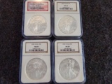 (3) 2006 SILVER EAGLE $1 1O435 SILVER MS69 NGC/2006 SILVER EAGLE $1 1O435 S