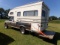 #2002 1986 COACHMAN SLIDE IN CAMPER FOR 8' BED SLEEPS 4 NO REFRIG 4 BURNER