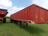 #3201 1973 GREAT DANE 40' GRAIN TRAILER NO TITLE