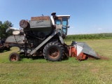 #701 C2 COMBINE GLEANER ALLIS CHALMERS CII SN C 2222 TURBO DIESEL SN 67AIP1