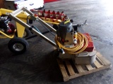 #2605 CONCRETE SURFACE GRINDER BY EDCO MOD 2EC15B SN 23778 BELT SZ 5L270 BA