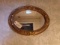 VICTORIAN GOLD FRAMED OVAL MIRROR 24