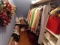 CONTENTS OF BEDROOM CLOSET TO INCLUDE LARGE COLLECTION BUYERS CHOICE CAROLE