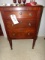 EARLY 20TH CENTURY SHERATON 3 DRAWER STAND MAHOGANY