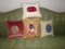 4 ASIAN NEEDLE POINT THROW PILLOWS