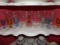 CONTENTS OF 3RD SHELF CORNER CABINET INCLUDING COLORED EAPG GOBLETS