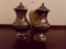 WILLIAM ADAMS REPOUSSE SILVER PLATED SALT AND PEPPER