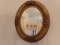 PR OF GILDED OVAL VICTORIAN MIRRORS 14