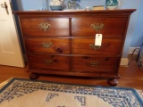 4 DRAWER PINE CHEST WITH BUN FEET BY PINE SHOP