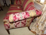 ROLLED ARM CAMEL BACK SETTEE